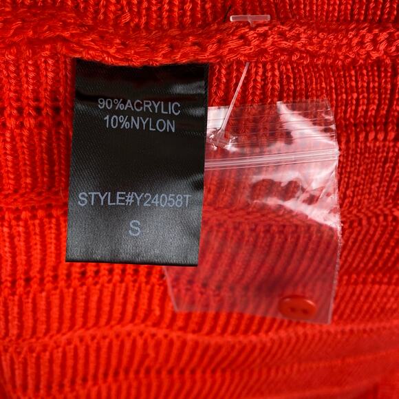 Tuckernuck Adi Red Knit Swing Dress Long Sleeve Size S NWT - Picture 14 of 16